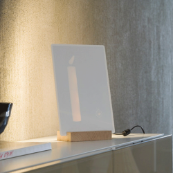 Illuministi CandLed White Table lamp_A+_Esclusa_Lampadina/e_NON_inclusa/e_Not_Included_Outlet_Outlet_Outlet_Outlet