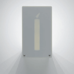 Illuministi CandLed white wall lamp_A+_Esclusa_Lampadina/e_NON_inclusa/e_Not_Included_Outlet_Outlet_Outlet_Outlet