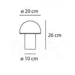 Artemide Onfale Piccolo Lampada da Tavolo