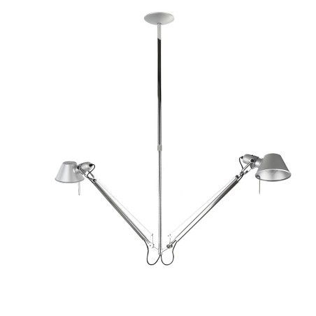 Tolomeo Two Arms Suspension lamp_C_Esclusa_Lampadina/e_NON_inclusa/e_Not_Included