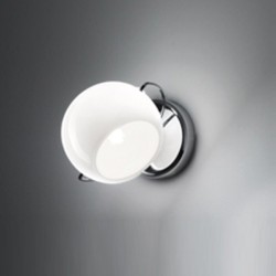 Fabbian Beluga White Lampada da Parete/Soffitto G9