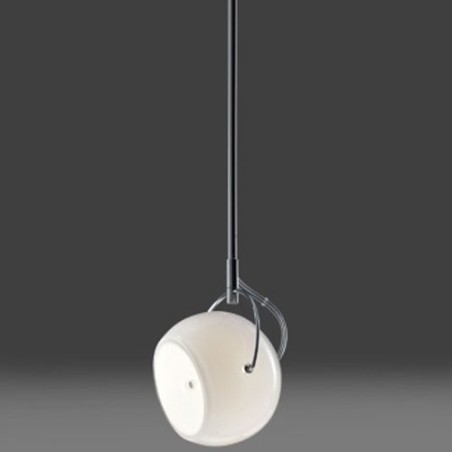 Fabbian Beluga White 14cm Lampada a Sospensione
