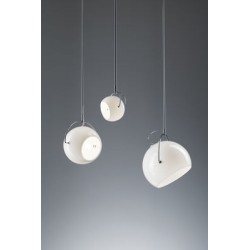 Fabbian Beluga White 20cm Lampada a Sospensione