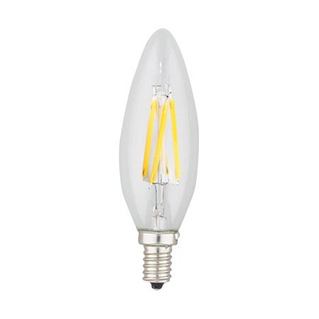 Lampadina Oliva LED 4W Bulbo a Siluro 2700K
