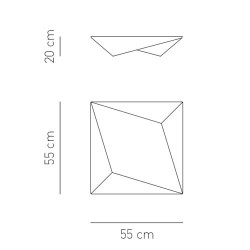 Ukiyo P Wall/Ceiling lamp_B_Esclusa_Lampadina/e_NON_inclusa/e_Not_Included