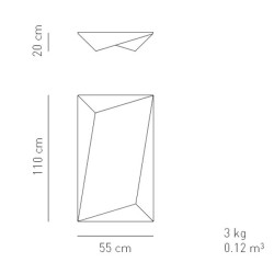 Ukiyo 110 Wall/ Ceiling lamp_C_Esclusa_Lampadina/e_NON_inclusa/e_Not_Included