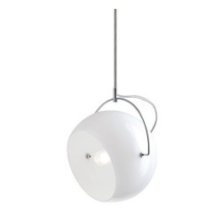 Fabbian Beluga White 9cm Lampada a Sospensione