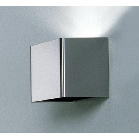 Oty Light MicroBox 1 Acciaio Lucido Lampada da Parete Offerta