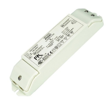 Alimentatore per Strip Led Elettronico Stabilizzato 24vDC 45W