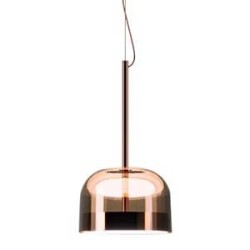 Fontana Arte Equatore 36 Rame/Rosa Lampada a Sospensione Offerta