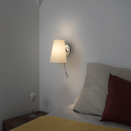 Faro Lupe Lampada da Parete con Lettore Led