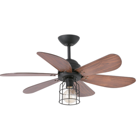 Faro Chicago Ventilatore da Soffitto a 6 Pale con Luce
