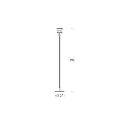 Flute floor lamp_A_Inclusa_Lampadina/e_inclusa/e_nella_confezione_Included_luce_verso_l'alto_luce_verso_l'alto