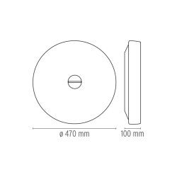 Flos Button HL Lampada da Parete/Soffitto