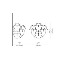Luceplan Hope D66/8a Lampada da Parete