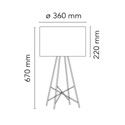 Flos Ray T Lampada da Tavolo