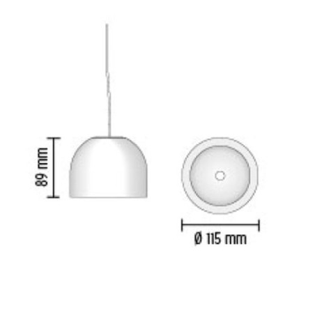 Wan suspension lamp