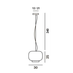 Foscarini Chouchin 3 Lampada a Sospensione