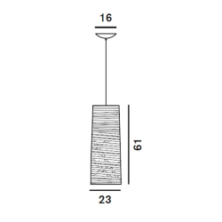 Foscarini Tress Piccola Lampada a Sospensione