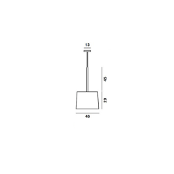 Twiggy large suspension lamp