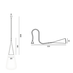 Foscarini Uto Indoor/Outdoor IP44 Lampada a Sospensione