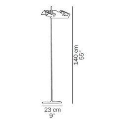 Spider floor lamp
