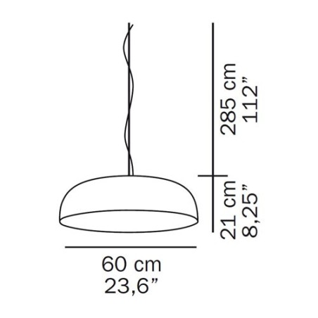 Oluce Canopy 421 Lampada a Sospensione