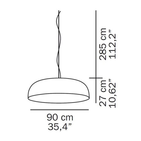 Oluce Canopy 422/L Lampada a Sospensione