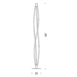 In the wind floor lamp