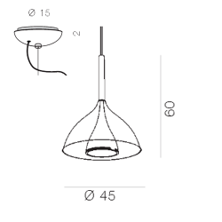 Floob suspension lamp
