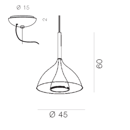 Floob suspension lamp