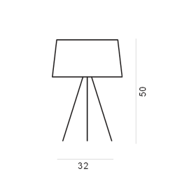 Tripod Table lamp
