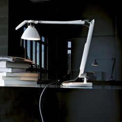 Luceplan Fortebraccio ø 16 On-Off Lampada da Tavolo