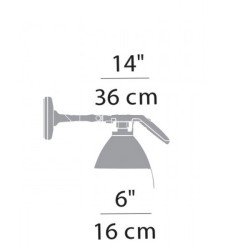Luceplan Fortebraccio ø 16 Lampada da Parete/Soffitto