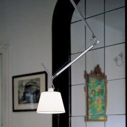 Tolomeo Off Center Silk Suspension lamp