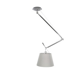 Tolomeo Off Center Silk Suspension lamp
