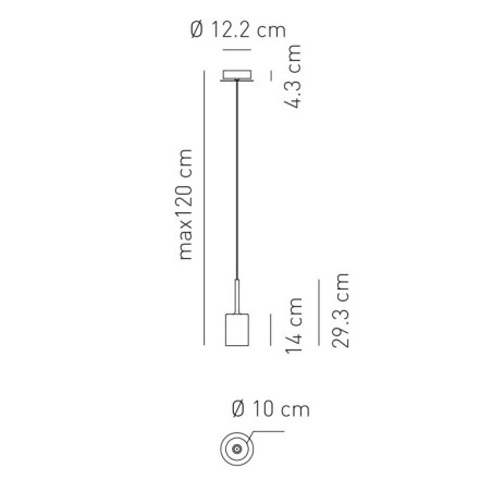 Spillray Medium Suspension lamp