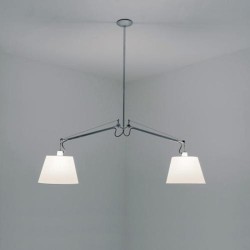 Tolomeo Swing Parchment Suspension lamp