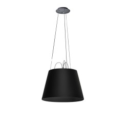 Tolomeo Mega Black Suspension lamp