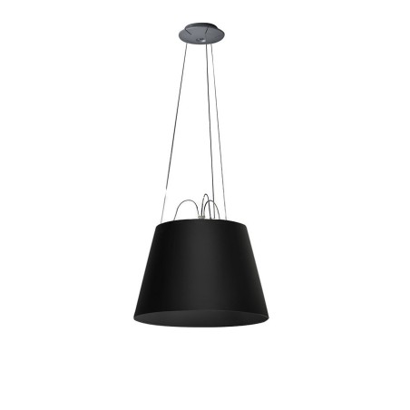 Tolomeo Mega Black Suspension lamp