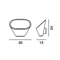 Foscarini Aplomb Lampada da Parete