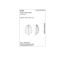 Eden Collection wall/ceiling lamp