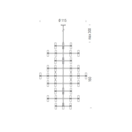 Crown Summa suspension lamp