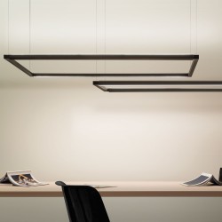 Spigolo horizontal suspension lamp