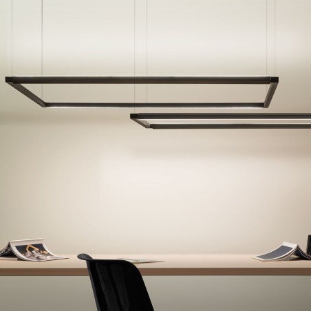 Spigolo horizontal suspension lamp