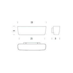 Flaca Led wall lamp