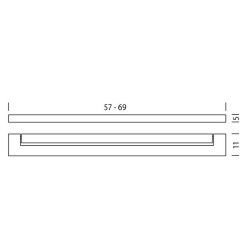 Ara Led 69 wall lamp
