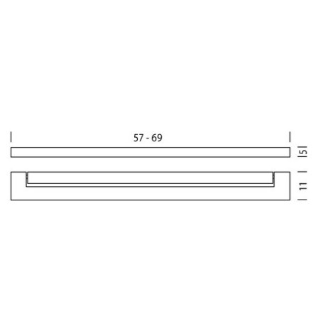Ara Led 69 wall lamp
