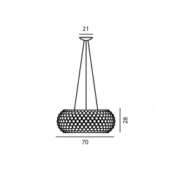 Caboche Large LED Suspension