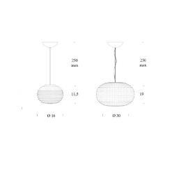 Bianca suspension lamp small